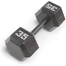 Marcy Cast Iron Hex 35 lb Dumbbell Collection