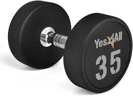 Yes4All Premium Urethane 35 lb Dumbbell